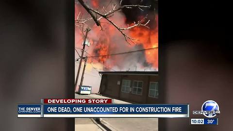 Body found in smoldering debris after massive Denver fire; 1 still unaccounted for