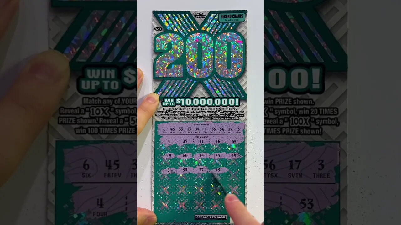 SAVED at the VERY END!!! #lottery #scratchers #newyork #shorts #lotto #scratchofftickets #viral