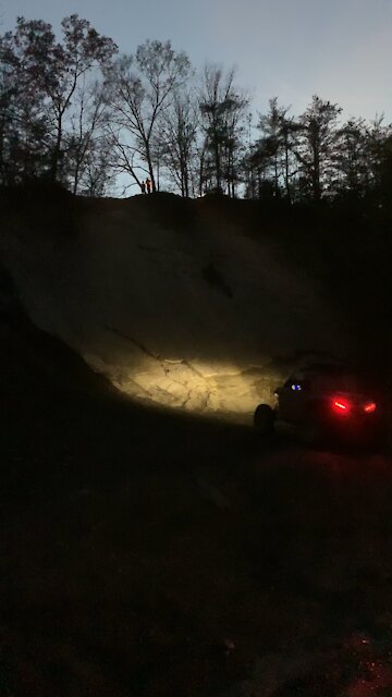 RZR Sparks out on Slate Wall at Tackett Creek!
