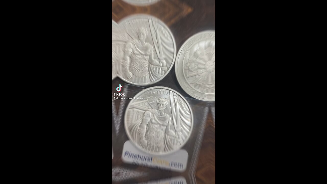 Julius Caesar Legendary Warrior 1 Oz Silver Rounds