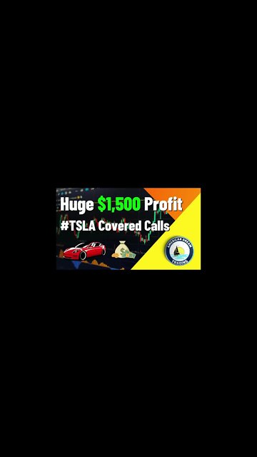 Huge $1,500 Profit Tesla Covered Calls Stock Market