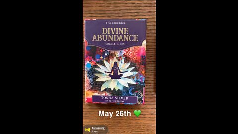 May 26th oracle card: awakening