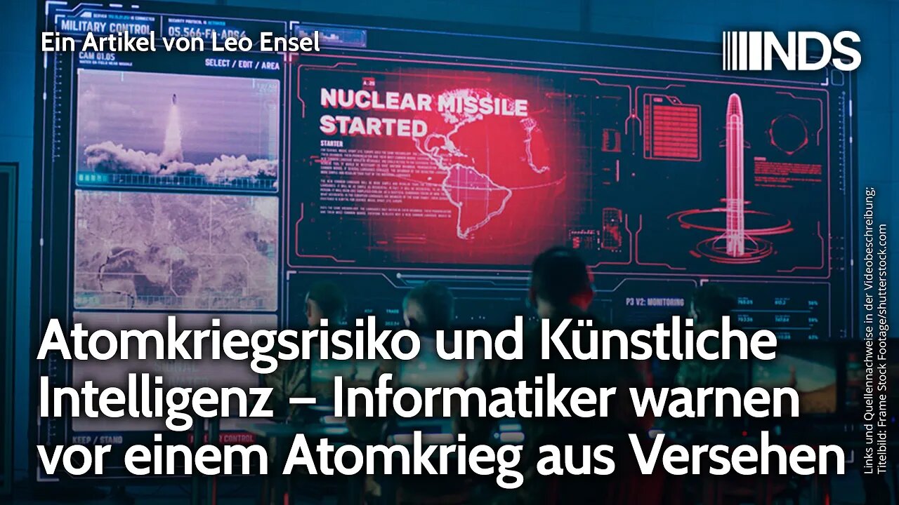 Atomkriegsrisiko und Künstliche Intelligenz – Informatiker warnen vor einem Atomkrieg aus Versehen