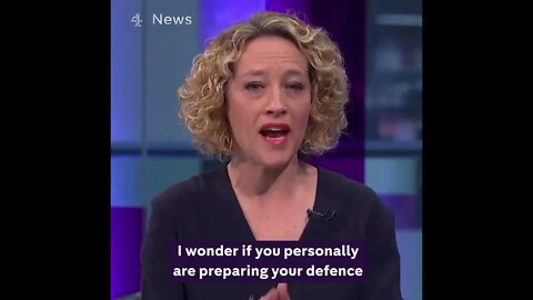 Interesting exchange with Russian Foreign Minister Lavrov and Cathy Newman Channel 4 news in London.