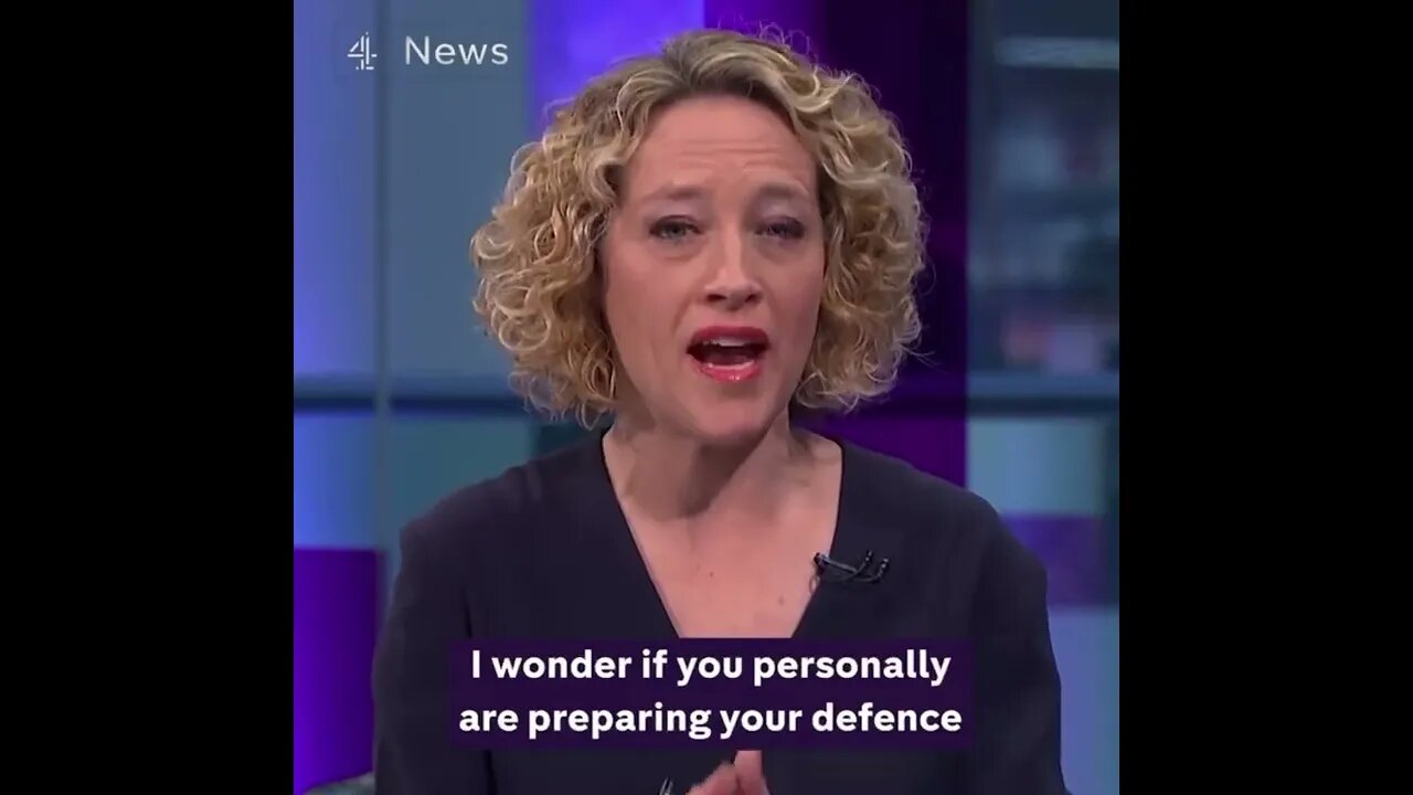 Interesting exchange with Russian Foreign Minister Lavrov and Cathy Newman Channel 4 news in London.