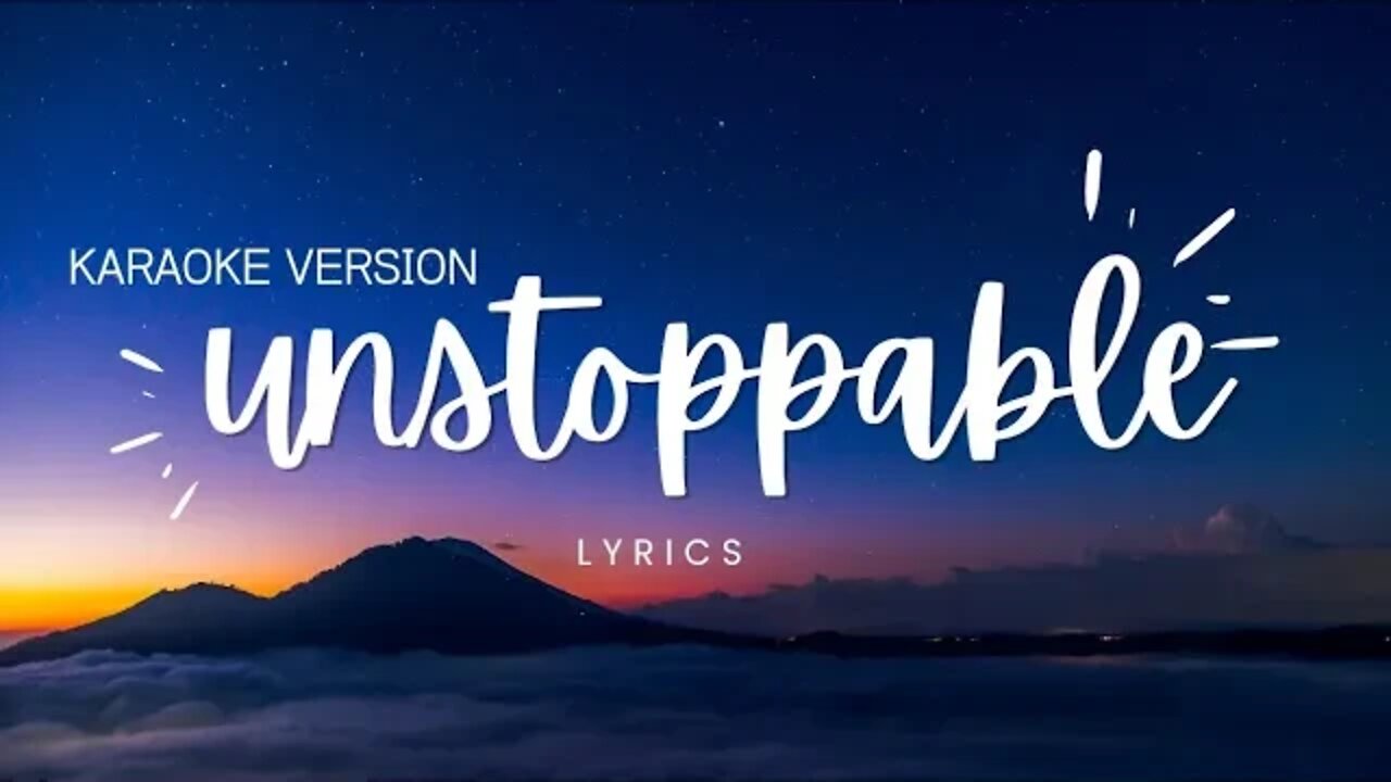 Unstoppable Karaoke version||RB Tv #karaoke #karaokesongs