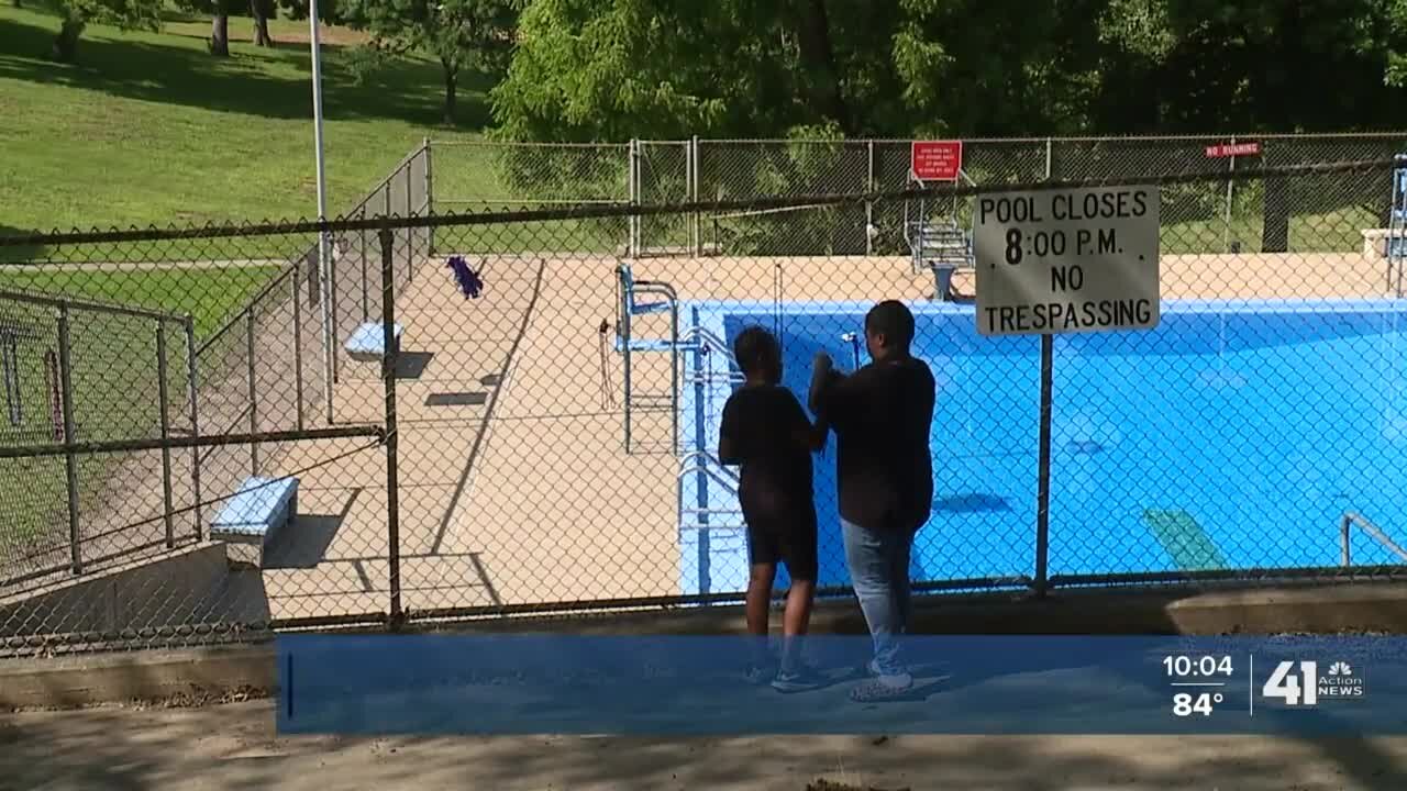 Timeline to drain closed KCK pool unclear despite near drowning