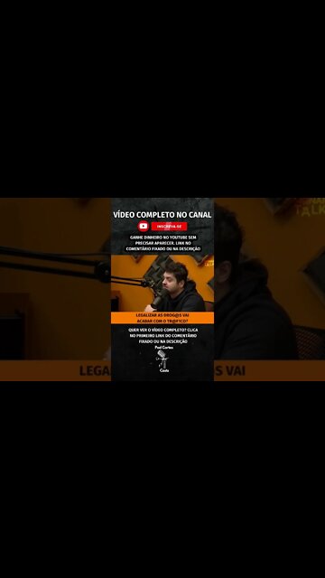 LEGALIZAR ACABA COM O TR@F1CO? #shorts #legalização #conservador #conservadores #drogasnão