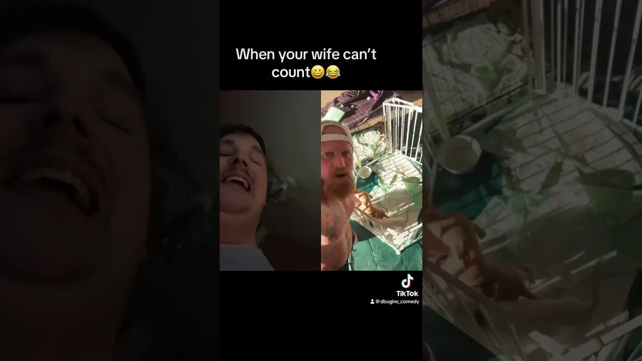 😂When your wife can’t count!! #comedy #reaction #tiktok #funny #gingerbilly #shorts