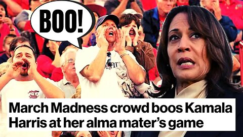 Kamala Harris Gets BOOED At The NCAA Tournament | ROASTED For Post Game Talk To Howard After Loss