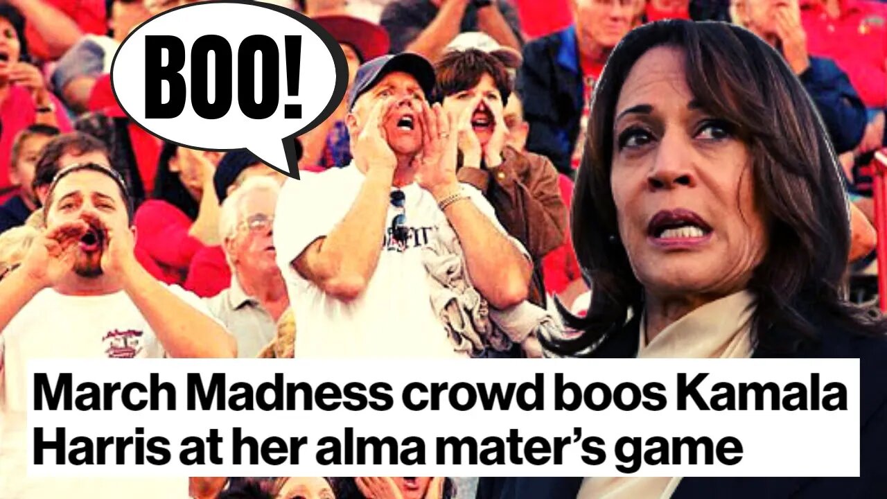 Kamala Harris Gets BOOED At The NCAA Tournament | ROASTED For Post Game Talk To Howard After Loss