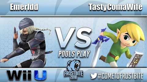 Emerldd (Sheik) vs. TastyComaWife (Toon Link) - Wii U Pools Play - FrostBite 2018