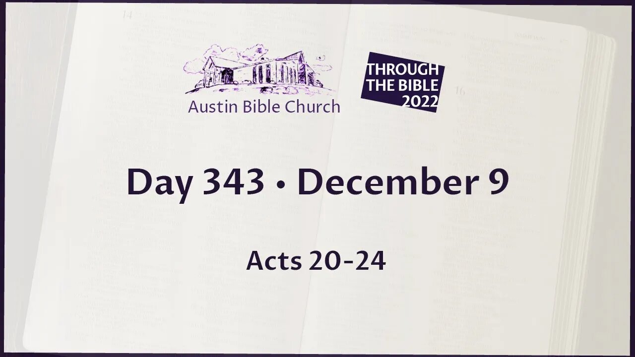 Through the Bible 2022 (Day 343)