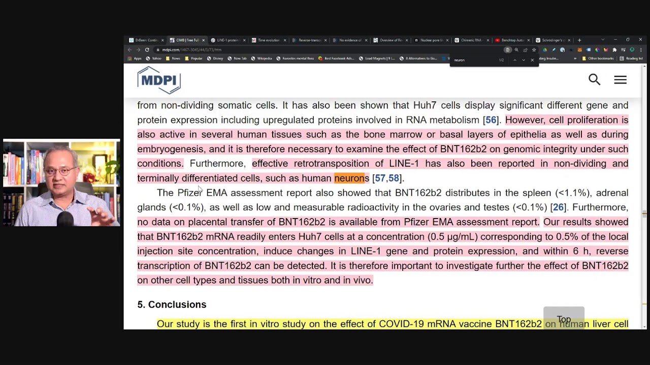 DETAILS - Pfizer Vaccine Becomes DNA in The Human Liver Cells Huh7. (In-vitro Swedish Study)