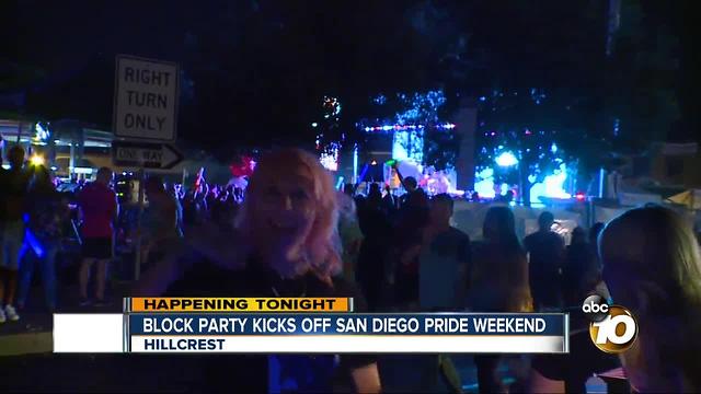 Block party kicks off San Diego Pride weekend