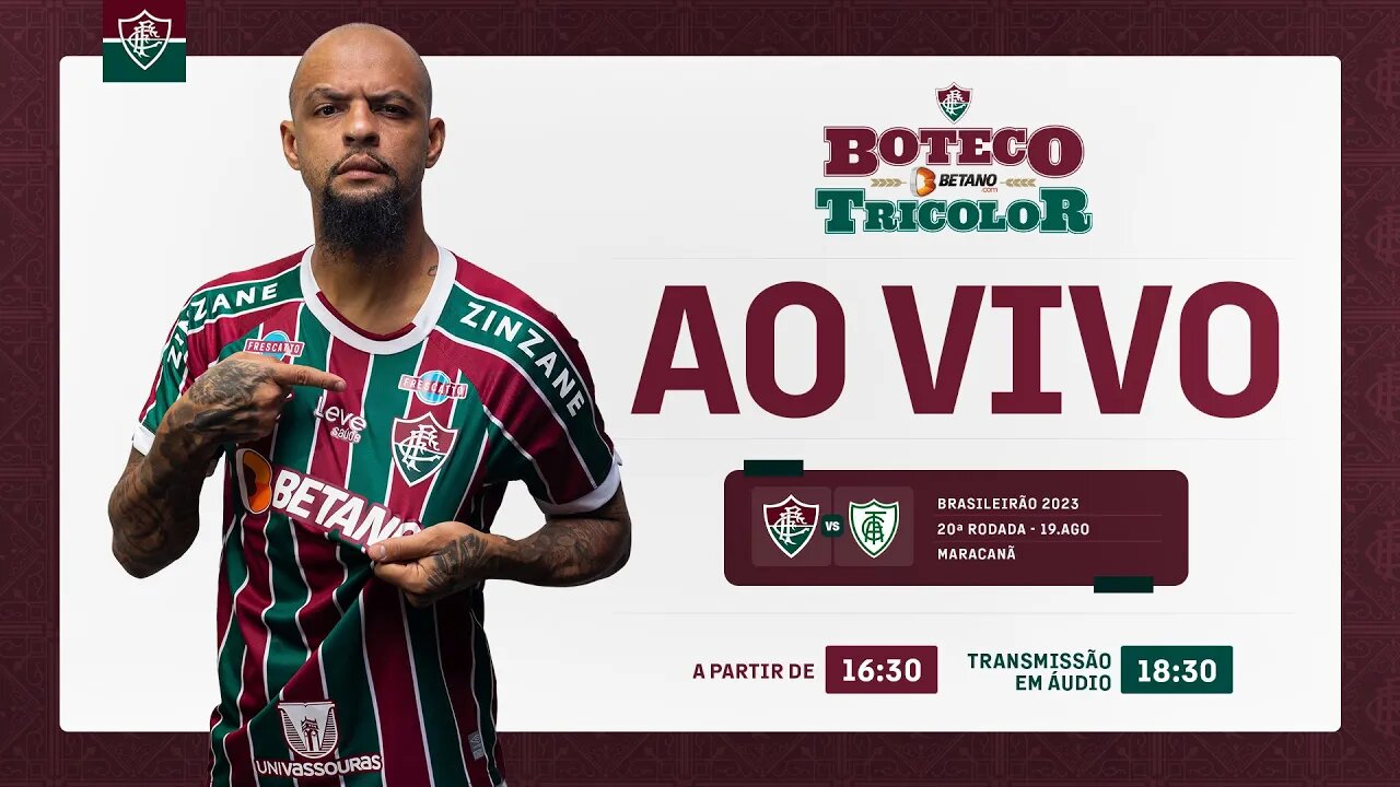 AO VIVO - FLUMINENSE X AMÉRICA-MG | 20ª RODADA DO CAMPEONATO BRASILEIRO 2023