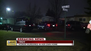 Woman found murdered inside mobile home in Troy