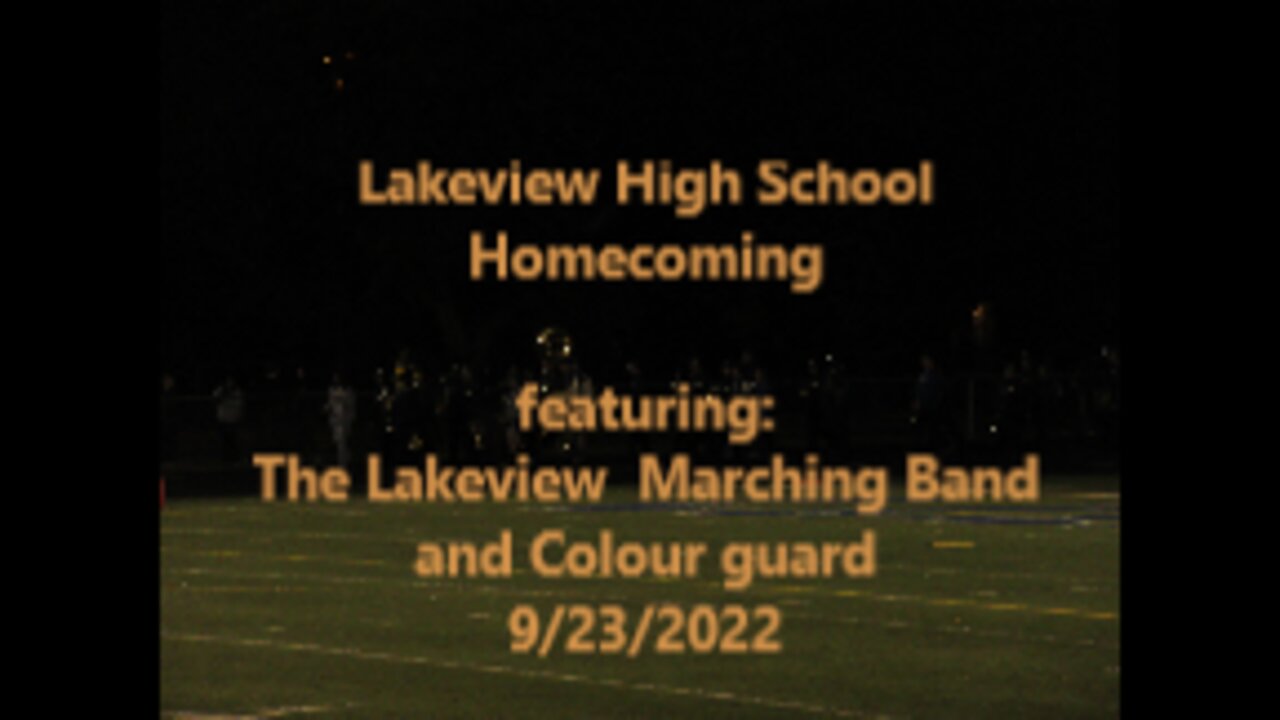 2022 Homecoming Lakeview High School Marching Band