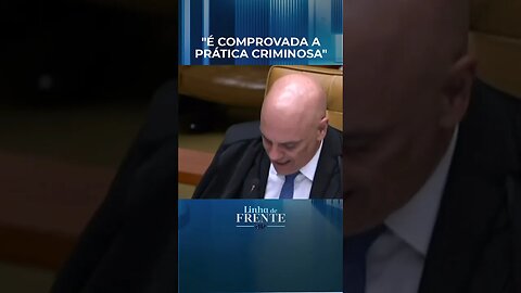 Alexandre de Moraes condena réu do 8 de janeiro #shorts