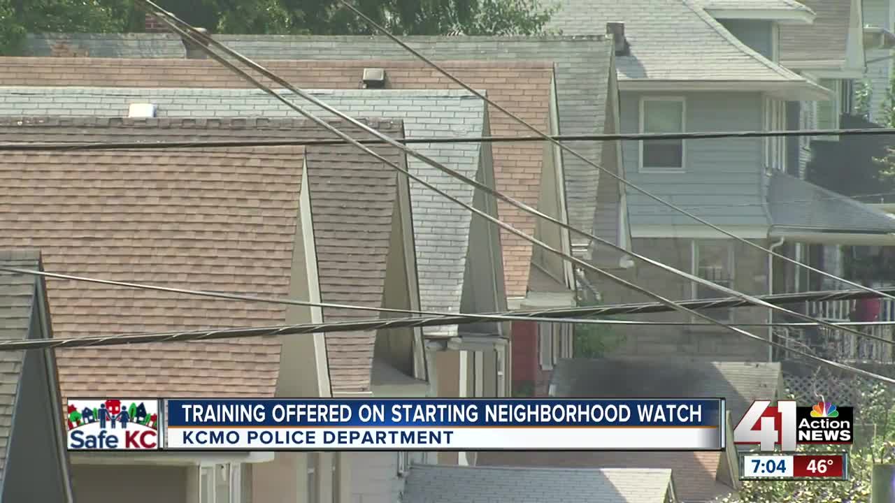 KCPD South Patrol hosting neighborhood watch training to promote community policing