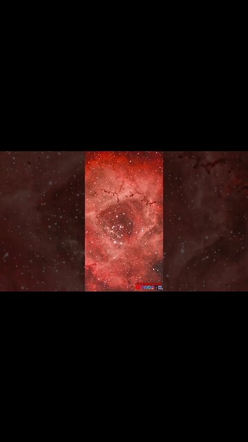 Shaped like a Rose. Rosette Nebula through my telescope🔭 #space #science #nasa #viral #telescope