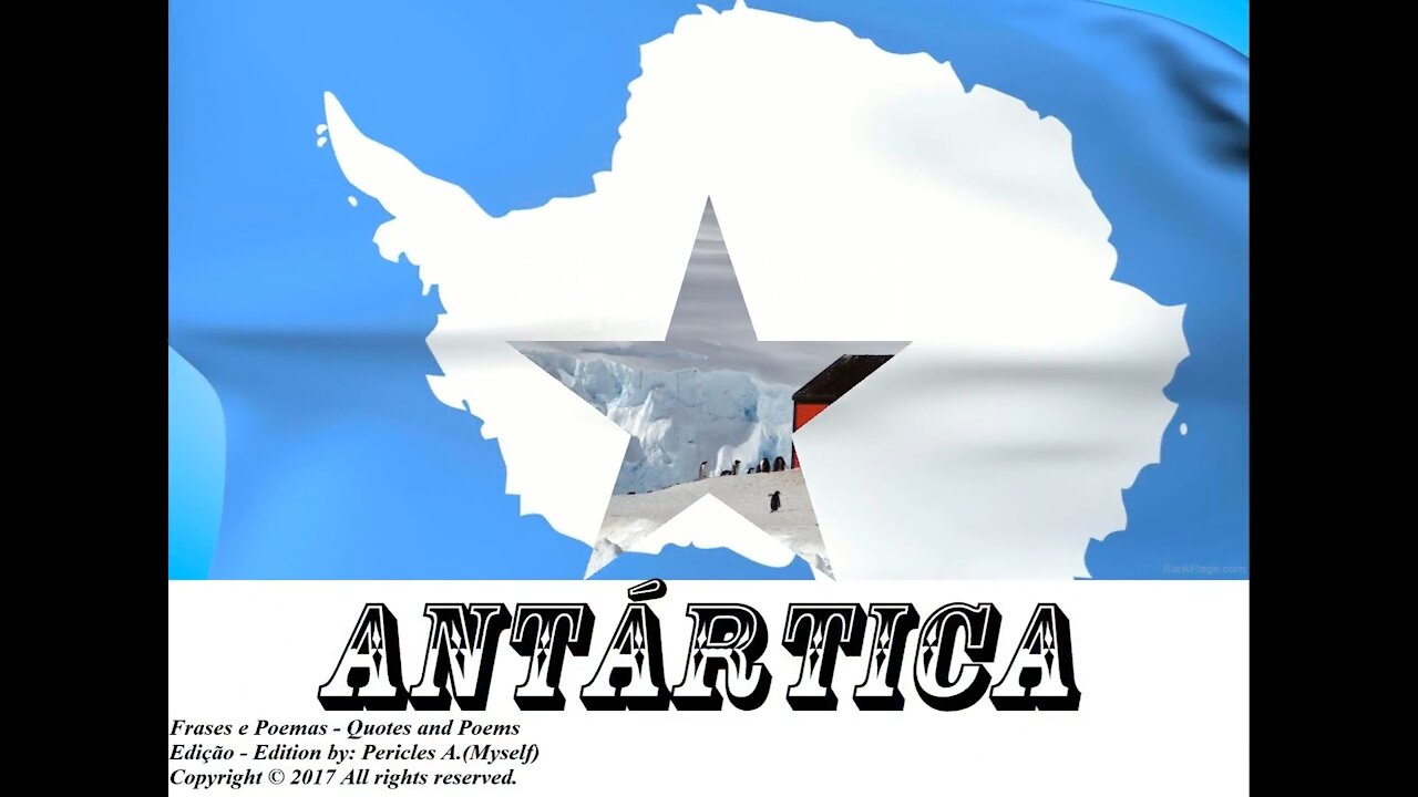 Bandeiras e fotos dos países do mundo: Antártica [Frases e Poemas]