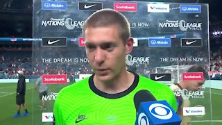 U.S. goalkeeper, Colorado’s Ethan Horvath, discusses game-winning save