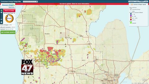 Consumers Energy crews working to restore power