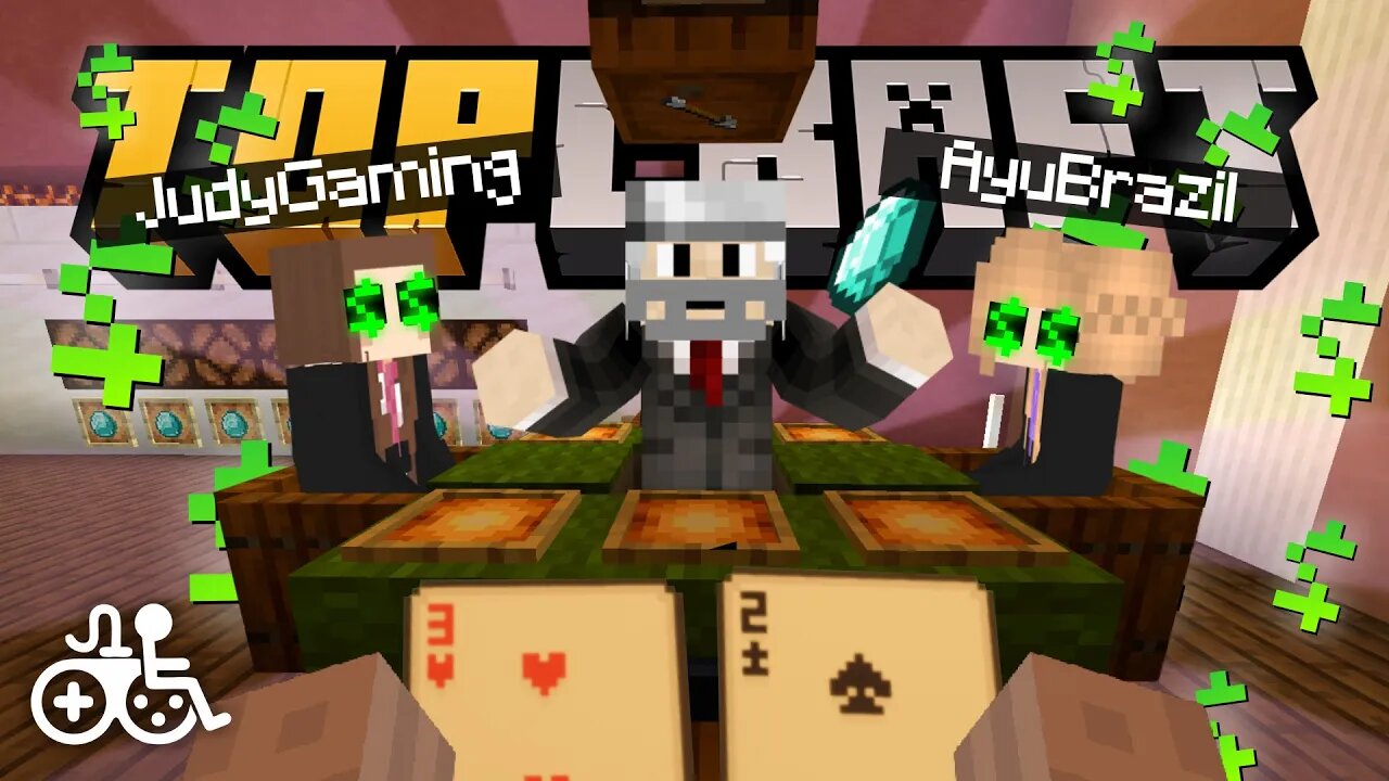COMO JOGAR PÔQUER NO MINECRAFT ?! - TOPCRAFT ft. @Judy Gaming e @Ayu Gaming