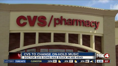 CVS to change on-hold music after doctor's plea