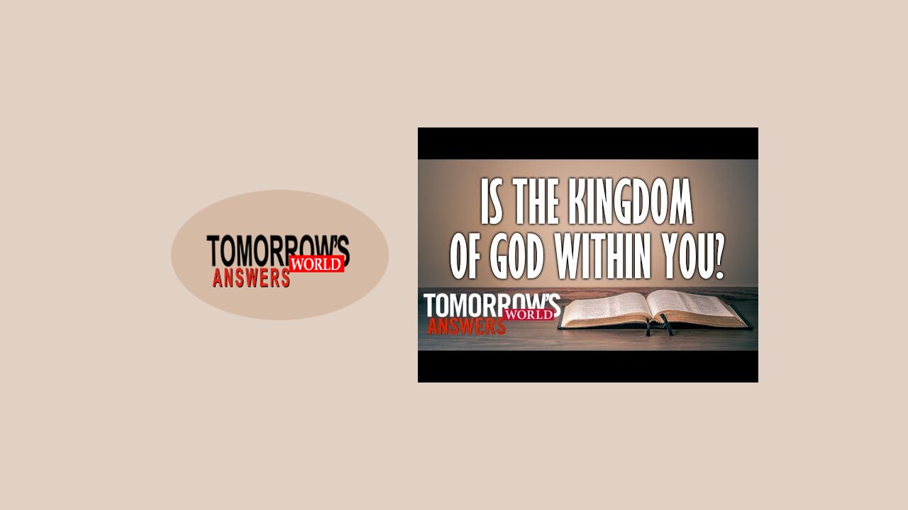 Is the Kingdom of God Within You?