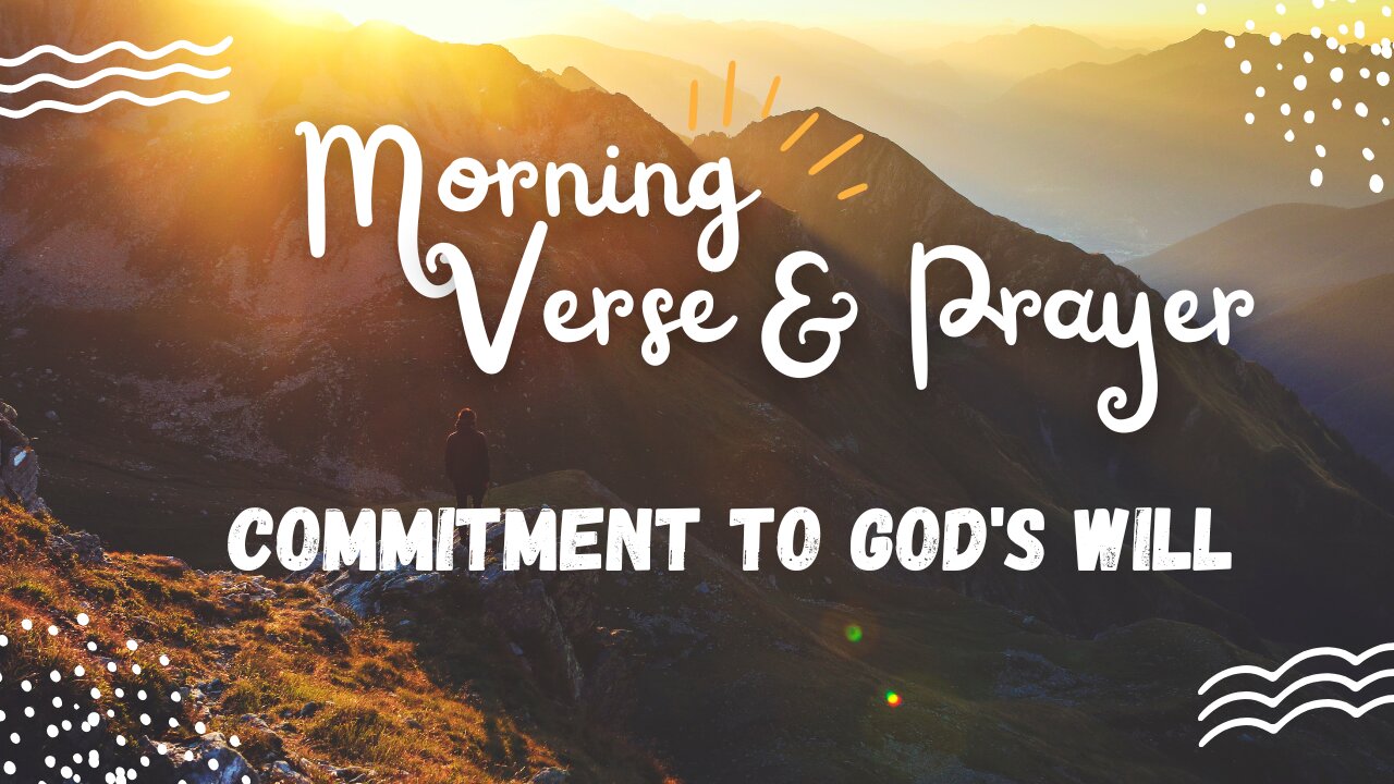 Morning Verse & Prayer