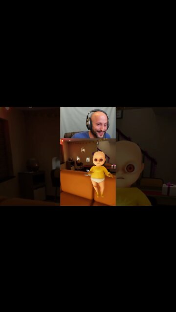 Hey, what's that on your face? - Baby in Yellow