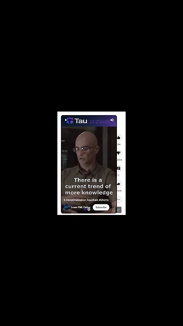 D7 Decentralizing Knowledge and Power with Tauchain: A Solution for the Centralization Trend #shorts