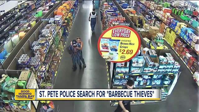 St. Petersburg police search for 'barbecue thieves'