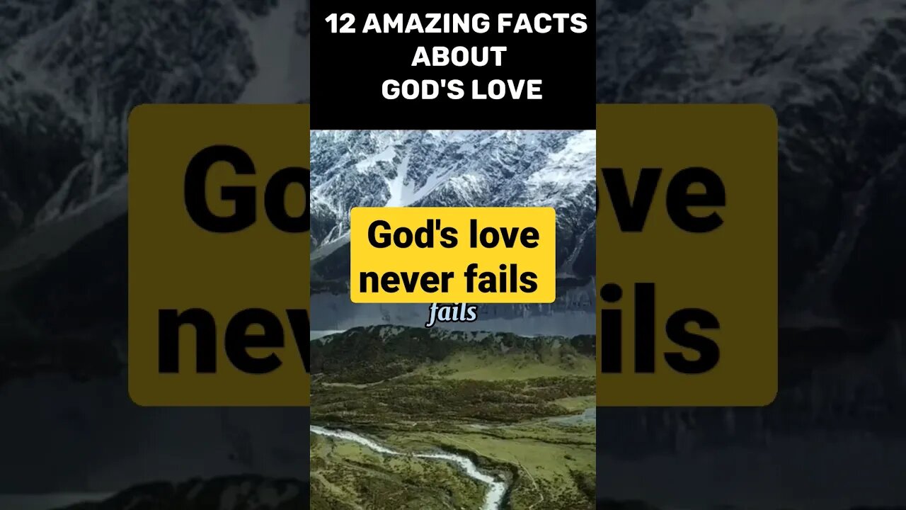 God's love never fails #shortsvideo #religion #mindfulness #viral #innerpeace