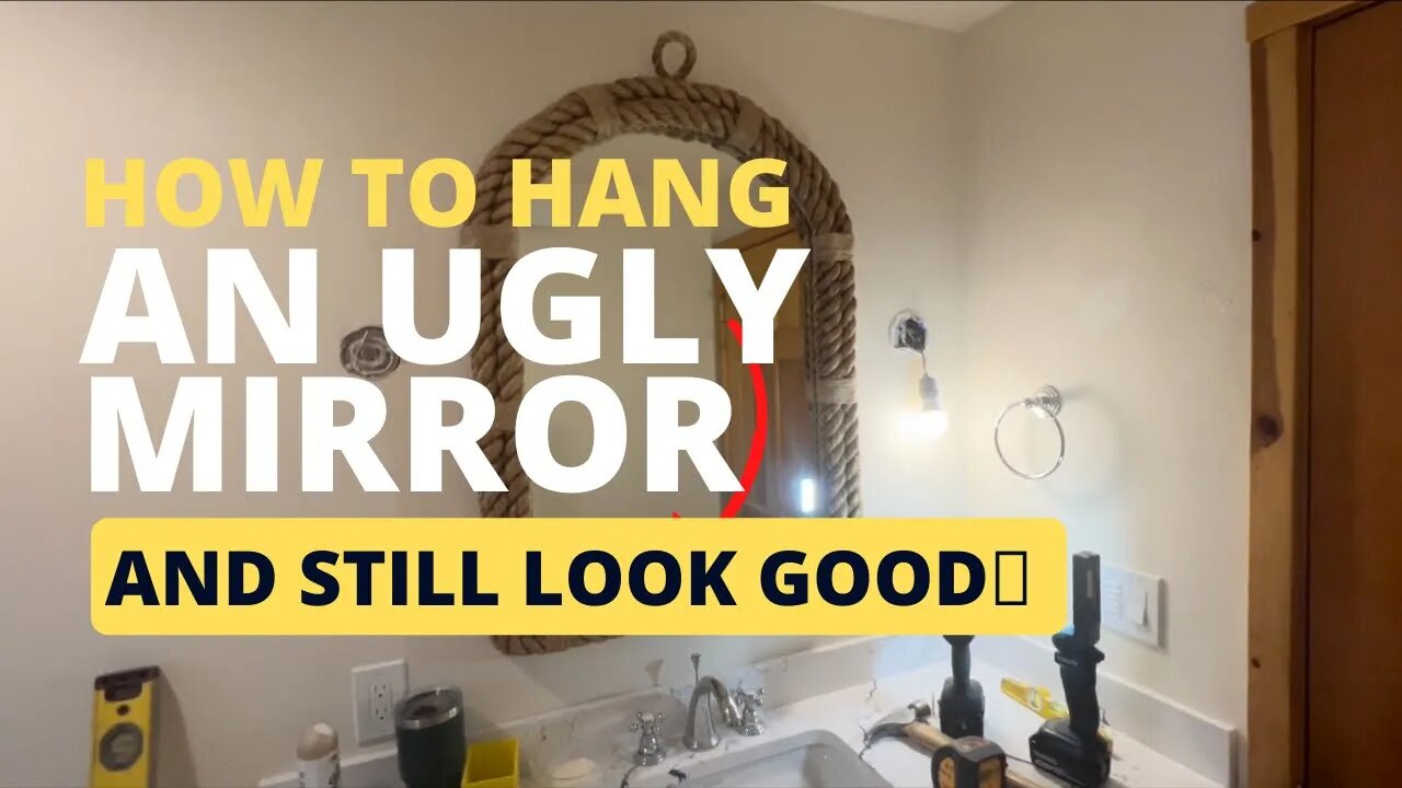 How to hang a mirror
