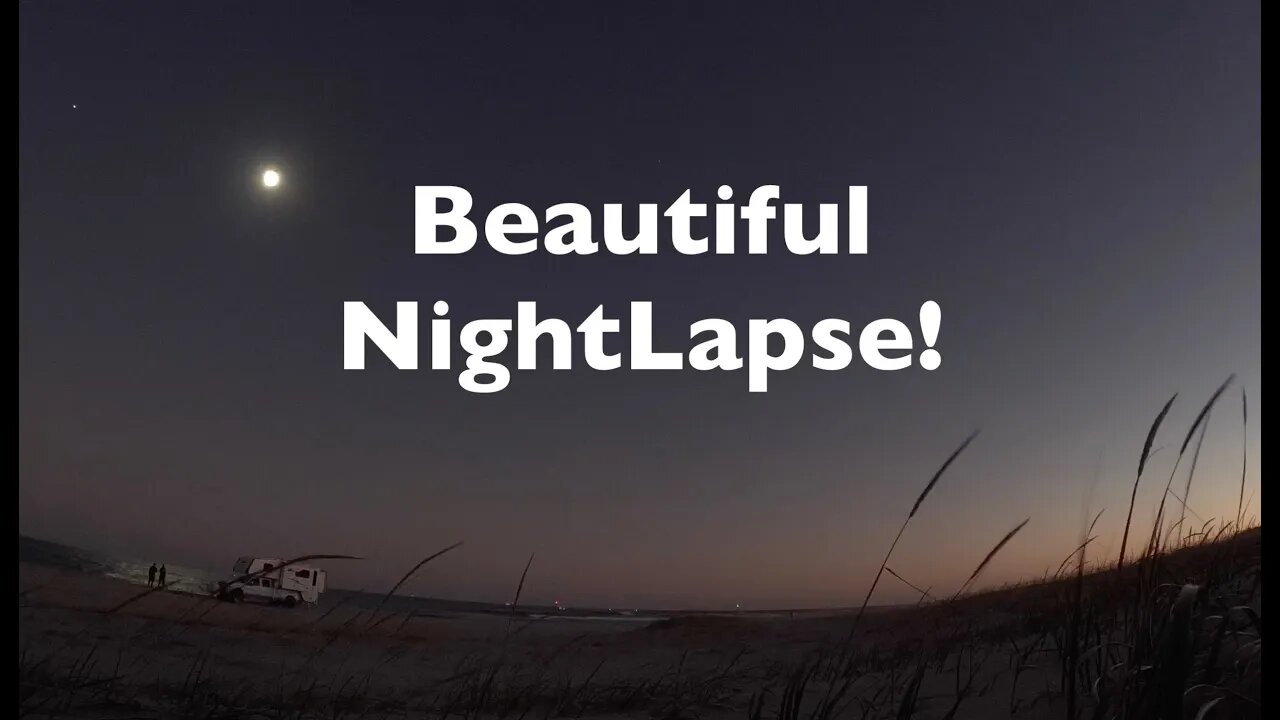 Beautiful Beach NightLapse