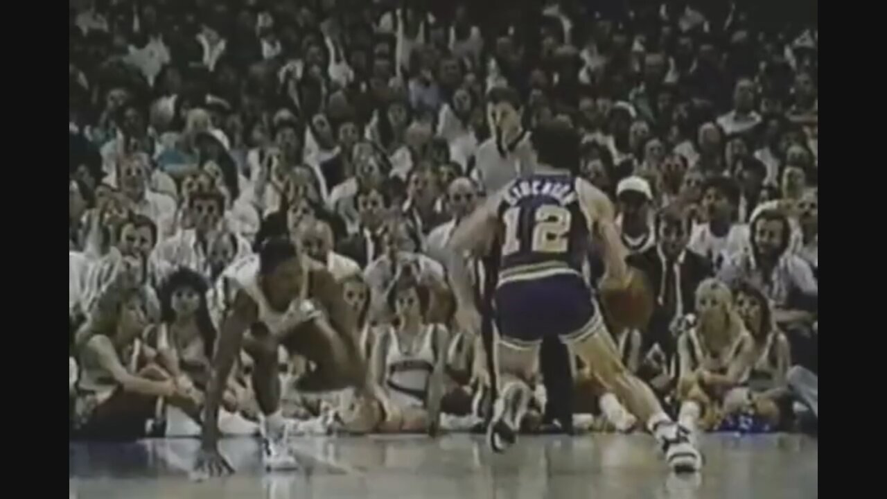 John Stockton 34 Points 16 Ast 6 Stl @ Warriors, 1989 Playoffs Game 3.
