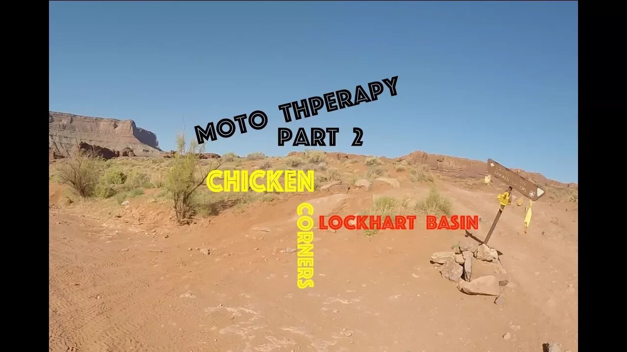 Africa Twin Moto Therapy in Moab Part 2 Chicken Corners