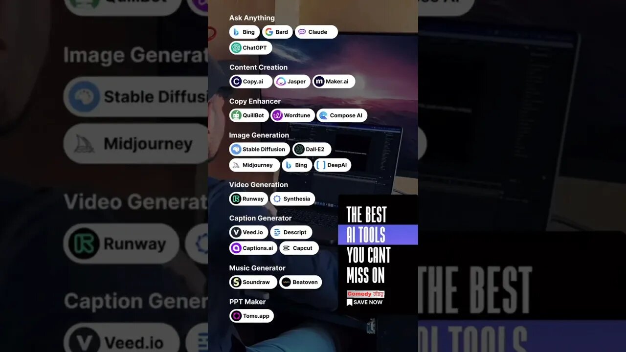 Top AI tools in the industry #ai #top #best #tools #comedygabru