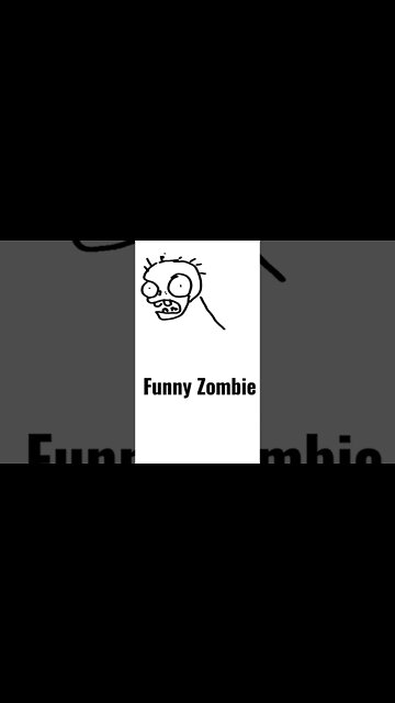 I Drew Zombie From Plants vs. Zombies #halloween #plantsvszombies #art