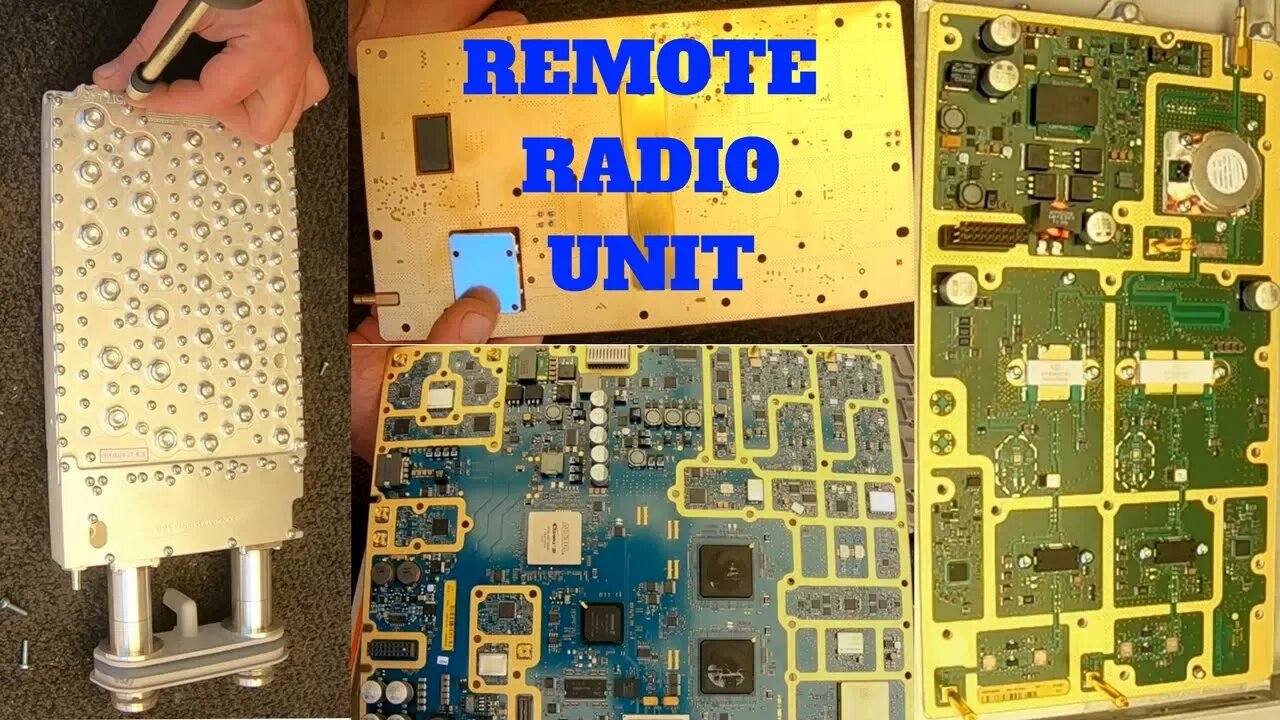 Remote Radio Unit Teardown - Gold Recovery Boards