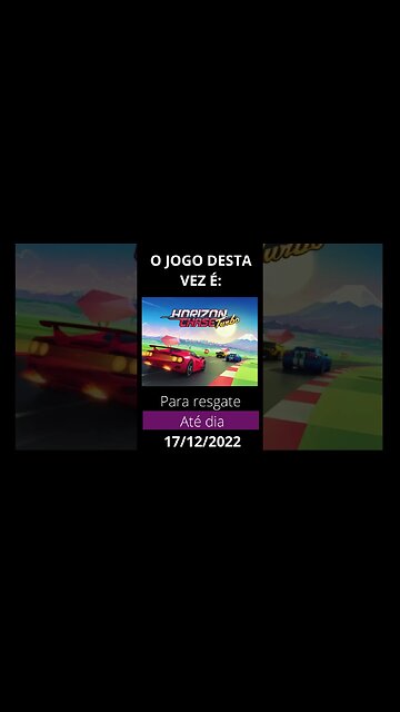 JOGO GRÁTIS NA EPIC GAMES - Horizon Chase Turbo