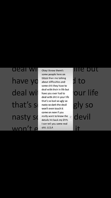 life really f****** sucks.