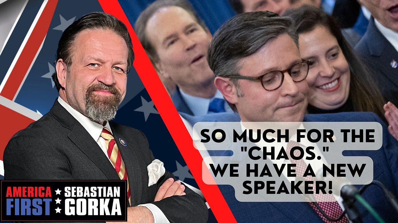 Sebastian Gorka FULL SHOW: So much for the "chaos." We have a new Speaker!