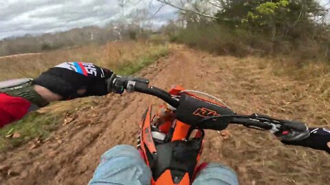 I tilled the turn track up DEEP! (2023 KTM 450 SXF)