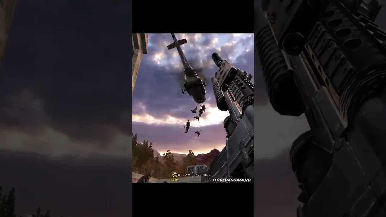 Enemy Chopper Destroyed with 1 Shot💀 #dead #callofduty #game