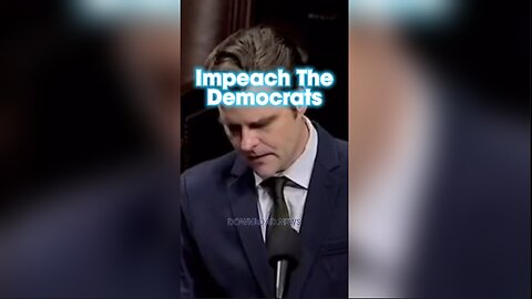 Matt Gaetz: If You Want To Fire Santos (We Should), Then We Have To Fire The Corrupt Democrats - 11/30/23