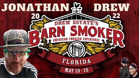 Jonathan Drew Talking at the 2022 Drew Estate Florida Barnsmoker | Cigar prop